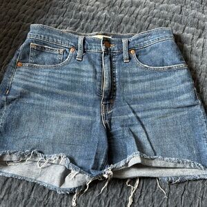 Madewell High Rise denim shorts